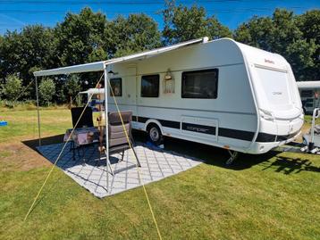 Dethleffs caravan 4 pers, airco nieuw, mover, fietsenrek  beschikbaar voor biedingen