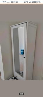 White closet with mirror in excellent condition, Overige materialen, Minder dan 50 cm, Met deur(en), Ophalen of Verzenden