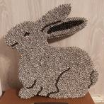 Uniek konijn / haas kleur taupe /grijs, Verzenden, Nieuw