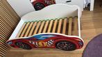 Kinder bed raceauto incl. schoon en wasbaar matras, 70 tot 85 cm, Ophalen of Verzenden, Zo goed als nieuw, Matras