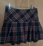 Vintage Donker Geblokte Kleuren Rok maat M, Kleding | Dames, Rokken, Verzenden, Zo goed als nieuw, Maat 38/40 (M), Onder de knie
