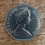 50 Pence 1980 - Elizabeth II, Ophalen of Verzenden, Overige landen, Losse munt
