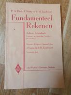 Oud leer schoolboekje rekening., Ophalen of Verzenden