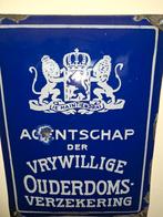 Emaille reclamebord, Ophalen of Verzenden