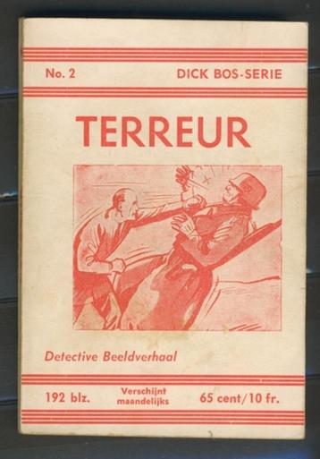 No.2 DICK BOS TERREUR Beeldverhaal Strip Boek Nr.39-2 jdu beschikbaar voor biedingen