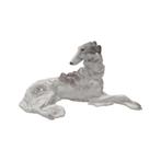 Art Deco porseleinen Barzoi beeld Schlaggenwald, Antiek en Kunst, Ophalen of Verzenden