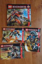 boekjes van 4 sets LEGO EXOFORCE 7703 7706 7708 7711, Ophalen of Verzenden, Gebruikt