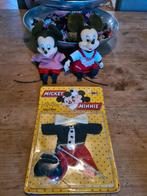 Disney Mickey Mouse pop & Minnie Mouse pop jaren 60 Vintage, Mickey Mouse, Ophalen of Verzenden, Knuffel, Zo goed als nieuw