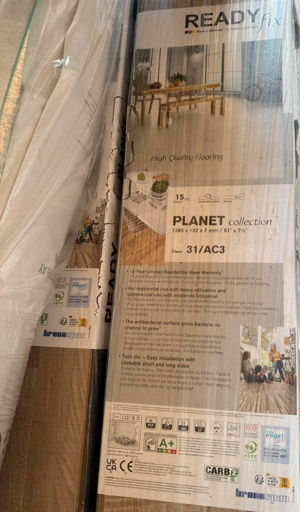 Nieuw kwaliteit laminaat inclusief ondervloer, Doe-het-zelf en Verbouw, Vloerdelen en Plavuizen, Nieuw, Laminaat, Hout, 50 tot 150 cm