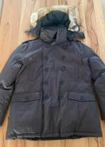 Nobis winterjas parka antraciet grijs maat xl xxl, Verzenden, Zo goed als nieuw, Maat 56/58 (XL), Grijs