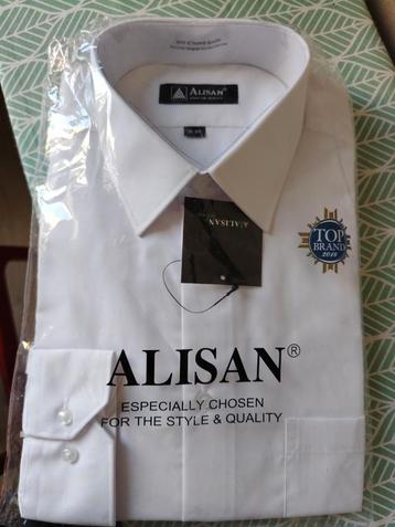NEW WHITE LONG sleeve Shirt, size L beschikbaar voor biedingen