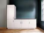 Outlet Keuken 240 cm - Duitse kwaliteit - inclusief koelkast, Ophalen, Uwkeukenkast.nl, Wit, Nieuw