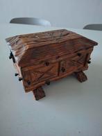 vintage kistje schatkist sieradenkist jaren 70 brutalisme, Antiek en Kunst, Ophalen of Verzenden