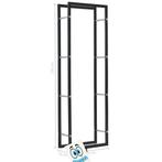 NIEUW Haardhoutrek 50x20x150 cm staal zwart Op=Op!, Minder dan 3 m³, Ophalen of Verzenden