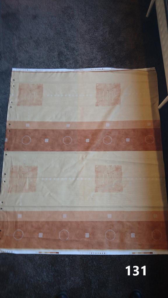 Lap stof zand 110 x 140 cm Strada gordijnstof, Nieuw, Ophalen of Verzenden, 30 tot 120 cm, Katoen