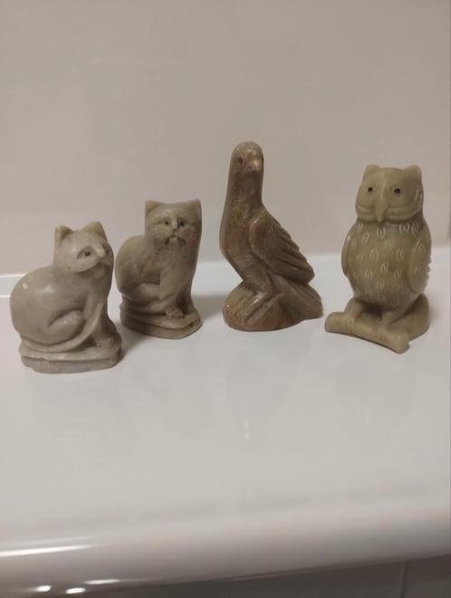 Oud chinees handgesneden spekstenen beeldjes, Antiek en Kunst, Kunst | Niet-Westerse kunst, Ophalen of Verzenden