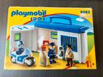 Playmobil 1-2-3 meeneem politiestation (9382), Ophalen of Verzenden, Zo goed als nieuw