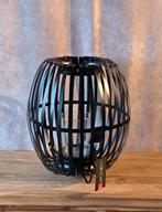 Zwart metalen lantaarn, Ophalen, Nieuw, Zwart, Metaal