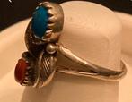 Navajo Zilveren Ring 925, Sieraden, Tassen en Uiterlijk, 18 tot 19, Gebruikt, Ophalen of Verzenden, Dame of Heer