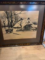 Tekening J Raamsdonk, Ophalen of Verzenden