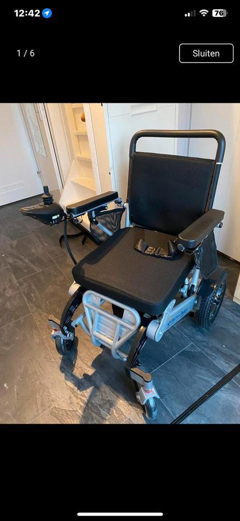 Inklapbaar nieuwe elektrische rolstoel, Diversen, Rolstoelen, Zo goed als nieuw, Elektrische rolstoel, Inklapbaar, Ophalen of Verzenden