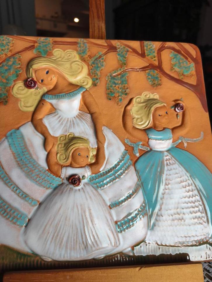 JIE Gantofta wandtegel – Edit Riisberg, Antiek en Kunst, Antiek | Keramiek en Aardewerk, Ophalen of Verzenden