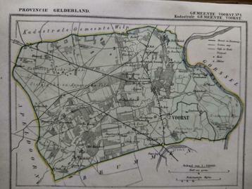 180 Voorst no 1/ Appen/ Gietel/ Litho Kuyper 1867 GLD beschikbaar voor biedingen
