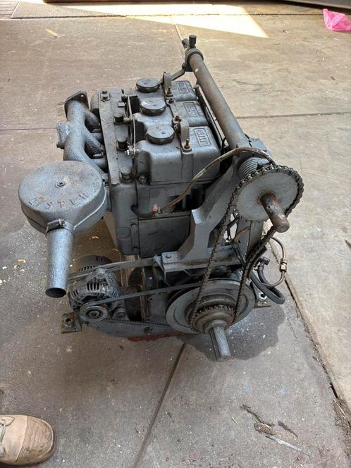 Lister 3 cilinder dieselmotor met Hurth keerkoppeling, Watersport en Boten, Buiten- en Binnenboordmotoren, Gebruikt, Diesel, Binnenboordmotor