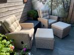 Loungeset + tafeltje, Tuin en Terras, Tuinsets en Loungesets, Zo goed als nieuw, Loungeset, Wicker, Ophalen