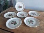 I❤️Wedgwood Moss Rose 6x Bordje 15,5 cm, Antiek en Kunst, Antiek | Servies los, Verzenden