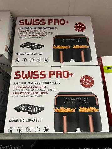 Partijhandel 10 x luxe airfryer 2 x 4 liter mand 2 kleuren beschikbaar voor biedingen