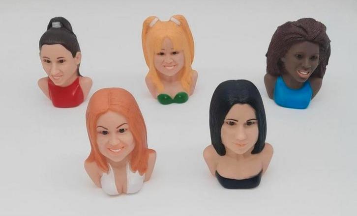 Vintage Spice Girls Vinyl Bustes, Verzamelen, Poppen, Gebruikt, Pop, Ophalen of Verzenden