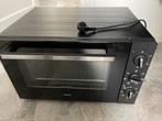 Tomado oven 60 liter vrijstaand zwart van 2200 Watt, Witgoed en Apparatuur, Ovens, Hete lucht, Vrijstaand, Minder dan 45 cm, Zo goed als nieuw