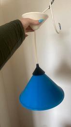 Vintage driplamp blauw en groen, Ophalen of Verzenden, Zo goed als nieuw, Minder dan 50 cm