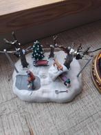 Kerst tafereel Lemax met gratis reuzenrad tafereel (action), Diversen, Kerst, Ophalen of Verzenden