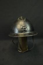 WO2 Belgische Adrian helm, Ophalen of Verzenden, Overige gebieden, Helm of Baret