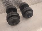 Dumbells, verstelbaar, 30kg, Sport en Fitness, Fitnessmaterialen, Ophalen, Zo goed als nieuw, Dumbbell