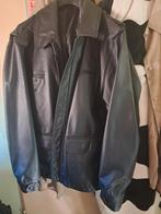 Leren politiejas maat 61 grote maat, Ophalen of Verzenden, Landmacht, Nederland, Kleding of Schoenen