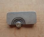 antiek zilveren Art Deco broche [1017], Sieraden, Tassen en Uiterlijk, Broches, Met kristal, Verzenden, Minder dan 4 cm, Zo goed als nieuw