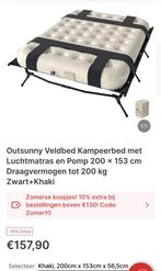 2 persoons veldbed 1x gebruikt, Caravans en Kamperen, Ophalen, Zo goed als nieuw