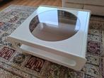 Prachtige Space Age salontafel met rookglas, Huis en Inrichting, Ophalen, Gebruikt, 50 tot 100 cm, 50 tot 100 cm
