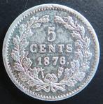 5 Cent 1876, Postzegels en Munten, Munten | Nederland, Koning Willem III, Verzenden, Zilver, Losse munt