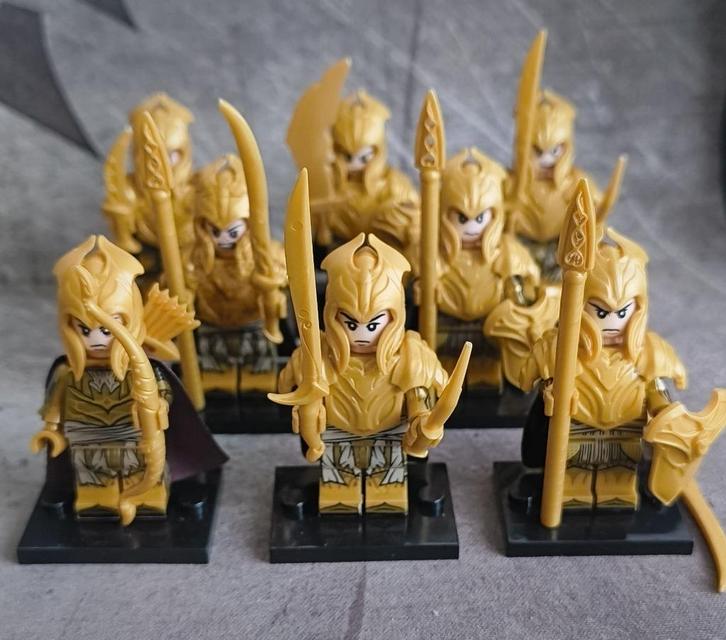 Bricks LOTR Elf met harnas Minifiguur, Kinderen en Baby's, Speelgoed | Bouwstenen, Nieuw, Overige merken, Ophalen of Verzenden