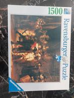 ravensburger puzzel 1500 stukjes nachtwacht met puzzelmat, Ophalen of Verzenden, Zo goed als nieuw