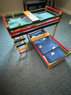 Poppen stapelbed met matras en dekens, Ophalen of Verzenden, Gebruikt, Babypop