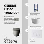 GEBERIT Compleet WC Set met geïntegreerde kraan l € 429,70, Ophalen of Verzenden, Nieuw, Koper, Toilet
