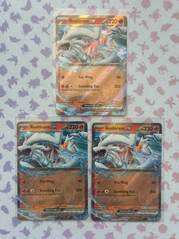 Reshiram EX 030 Pokémon Journey Together, Hobby en Vrije tijd, Verzamelkaartspellen | Pokémon, Nieuw, Meerdere kaarten, Ophalen of Verzenden