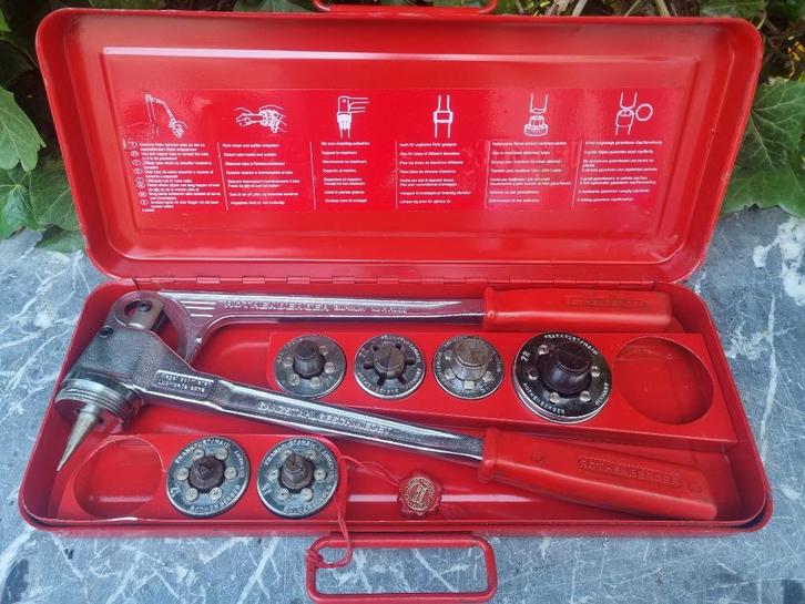 ROTHENBERGER Tromptang set, Doe-het-zelf en Verbouw, Zeil en Folie, Zo goed als nieuw, Overige typen, Ophalen of Verzenden