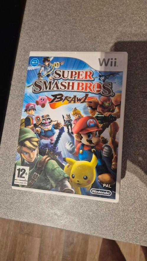 Super Smash Bros. Brawl, Spelcomputers en Games, Games | Nintendo Wii, Zo goed als nieuw, Vechten, 3 spelers of meer, Vanaf 12 jaar
