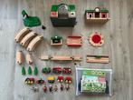 Grote BRIO treinbaan set - bochten, stations & accessoires, Ophalen of Verzenden, Zo goed als nieuw, Overige typen